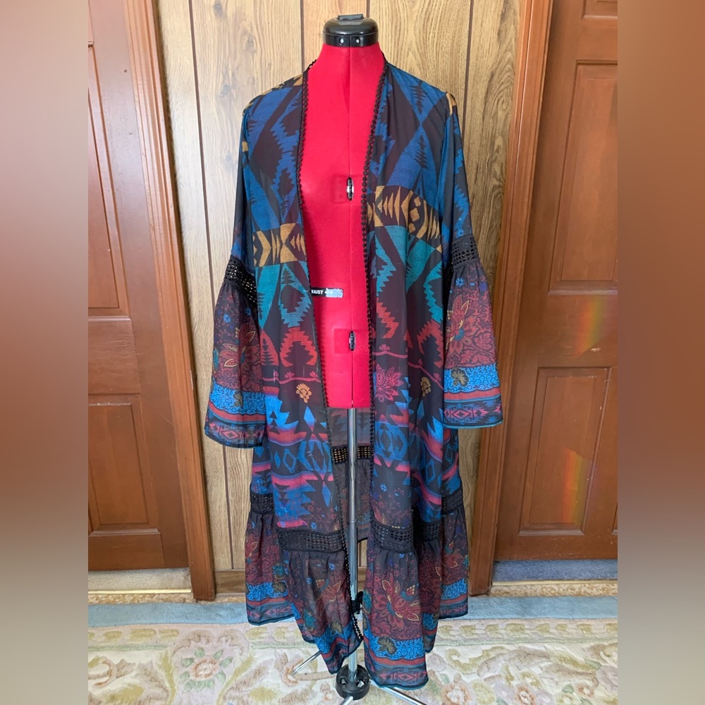 Tasha Polizzi sheer duster - XL
